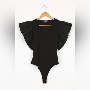 Eyelet Sleeved Bodysuit